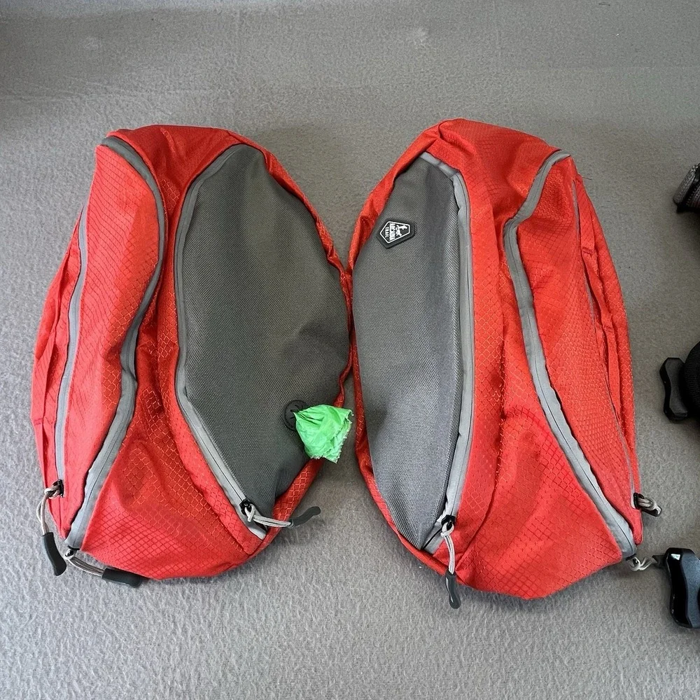 Arcadia Trail Ultimate Backpack Dog Harness Compass Reflective Saddlebags Hike L